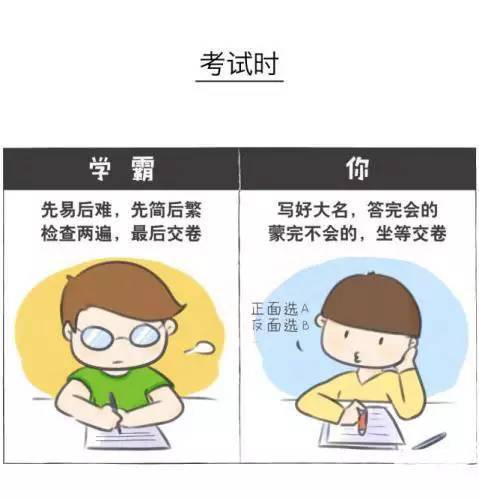 学霸与学渣的云泥之别