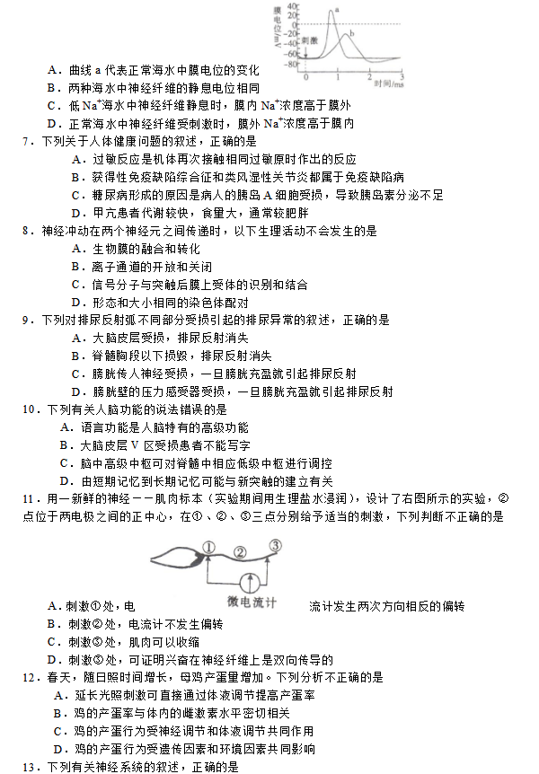 全国100所名校最新高考模拟示范卷