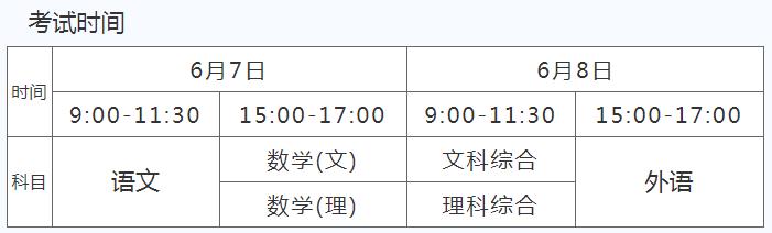 2022安徽省高考日期是几月几号 具体是哪天