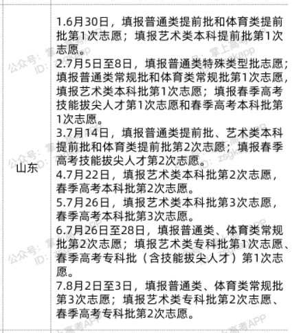 2022山东省普通类二段志愿填报时间什么时候