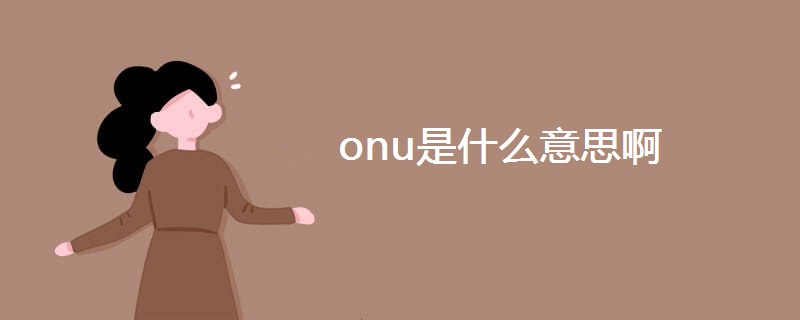 onu是什么意思啊