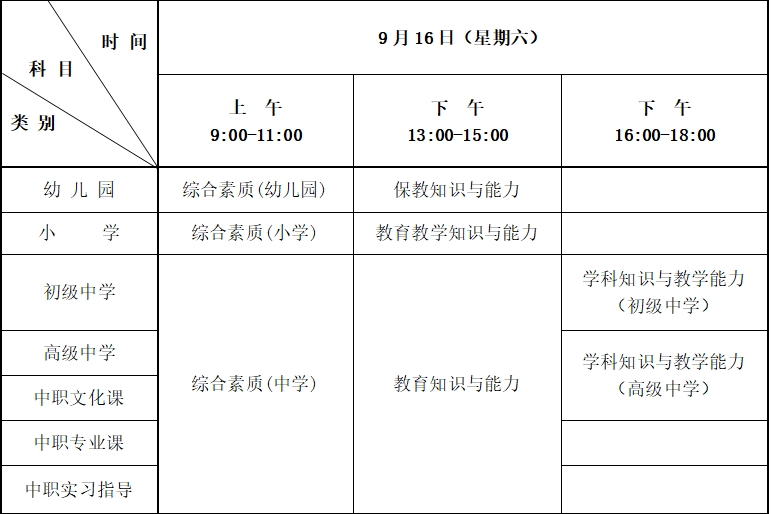 2023河北下半年教师资格证考试时间什么时候 教资几月几号笔试